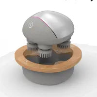 Scalp Massager Waterproof Hair Scrubber with Flexible Bristles, Gentle Hair Cleaning Exfoliator for Dandruff Removal Bestier