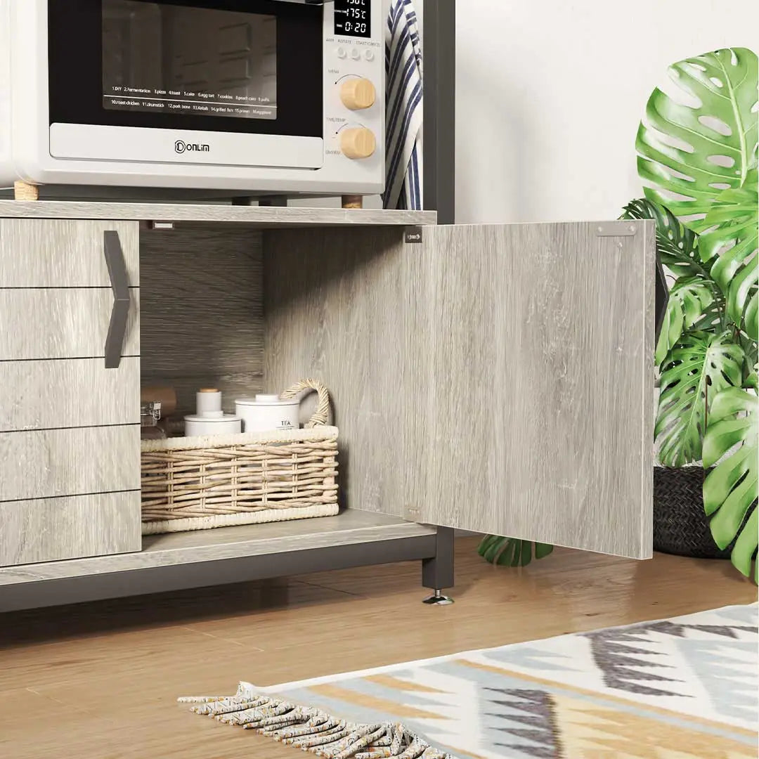the Storage Cabinet Microwave Stand