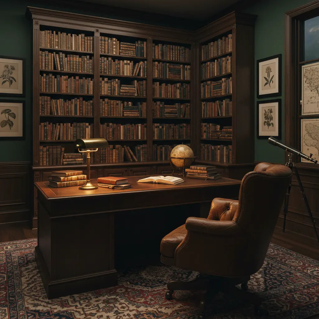 Dark Academia Home Office: Moody Decor for High-Focus Work Bestier