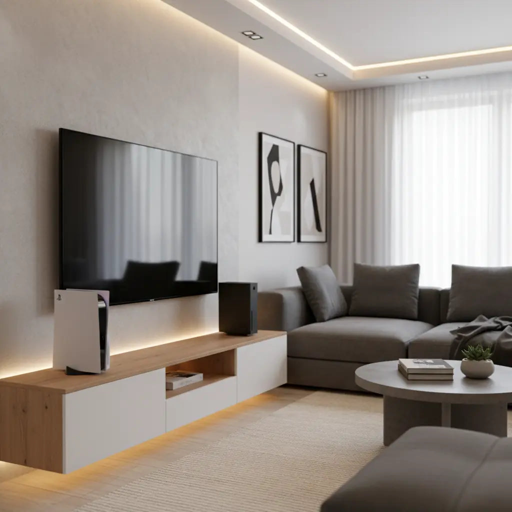 Modern TV Stand with Cable Management for PS5 & Xbox Series X: The 2026 Gaming Setup Guide Bestier