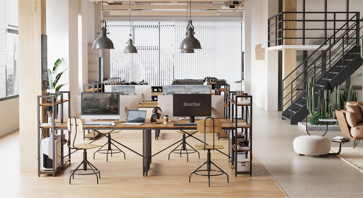 Workstation Desks | Ergonomic | LED & Storage | Save 20%