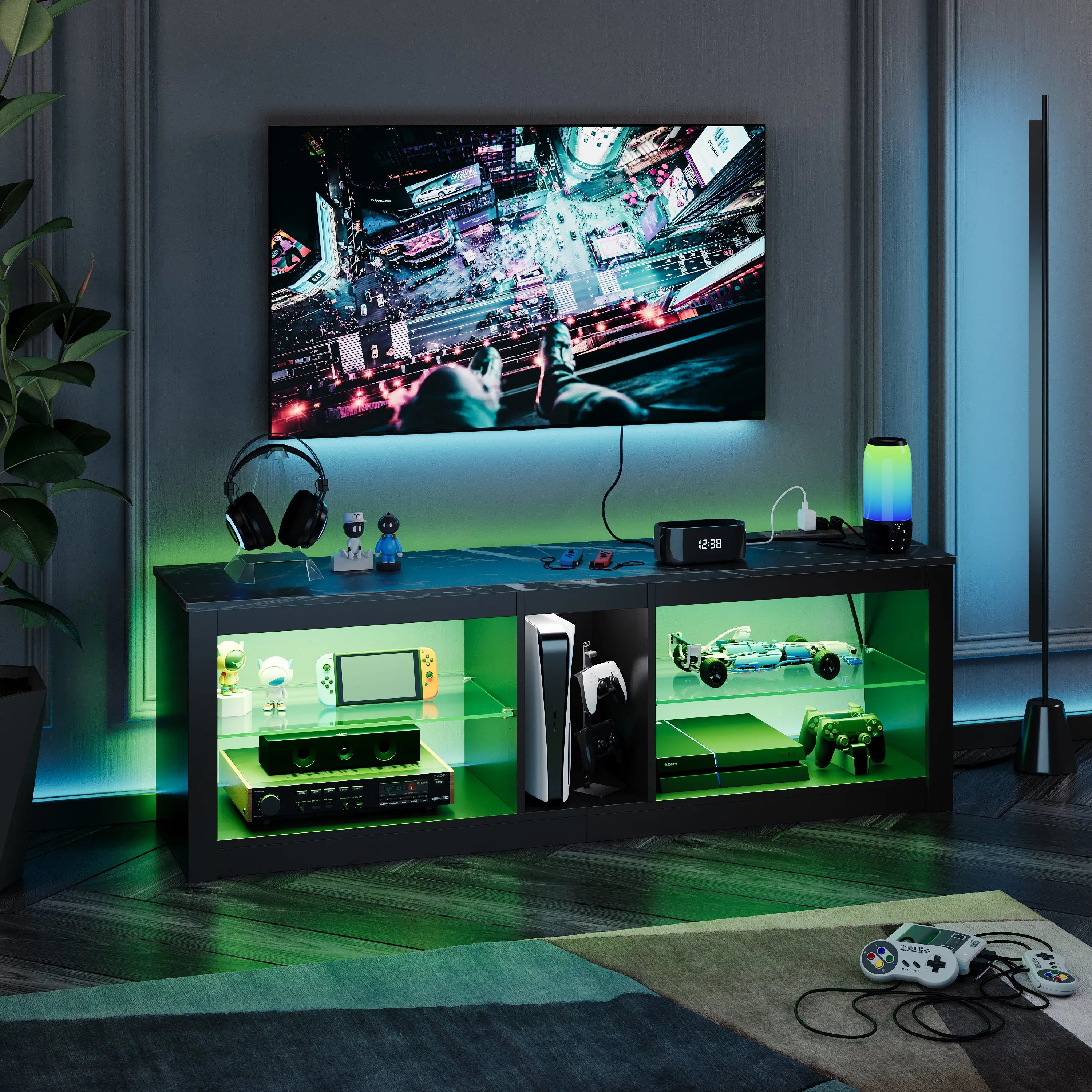 55 inch led gaming tv stand Bestier