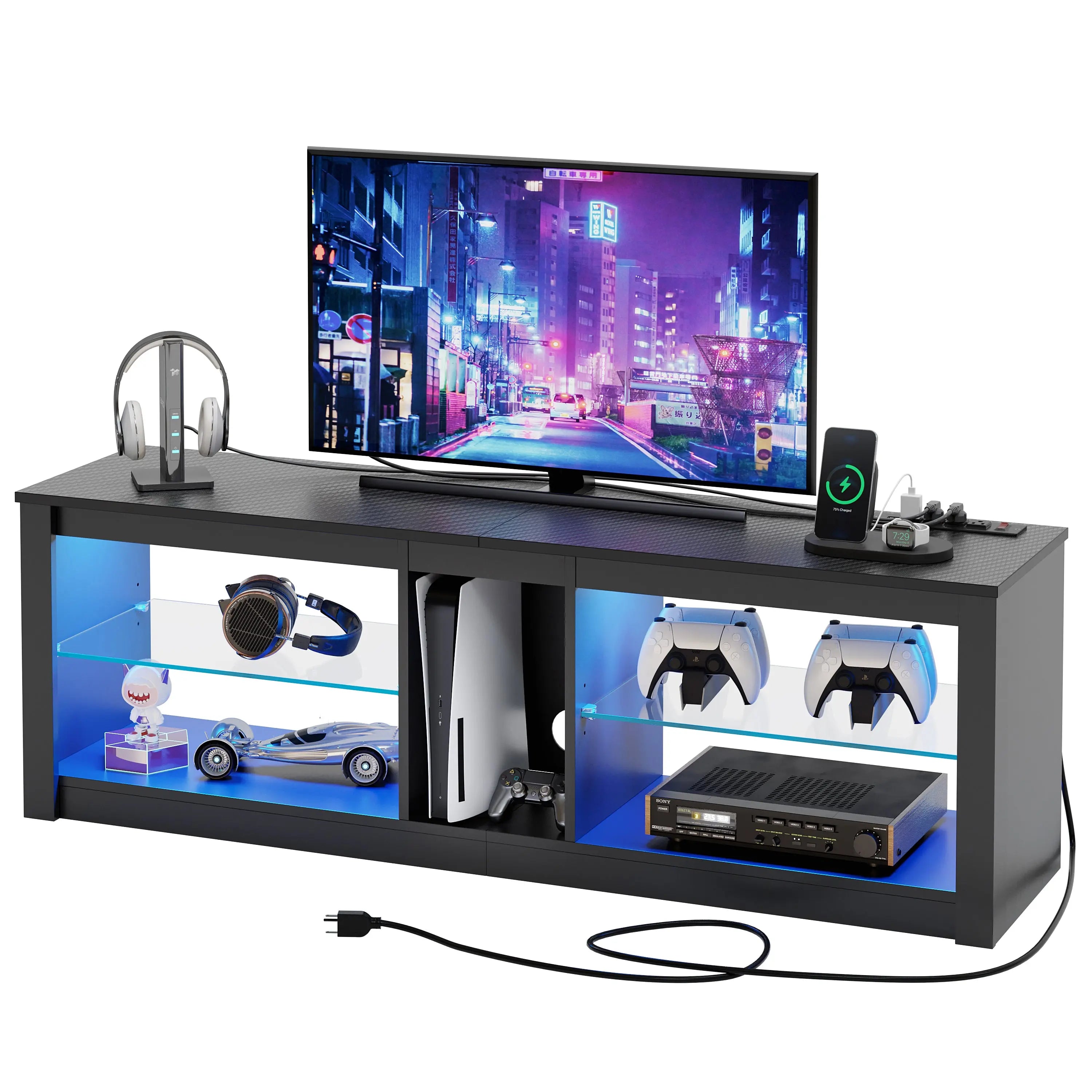 55 inch led gaming tv stand Bestier