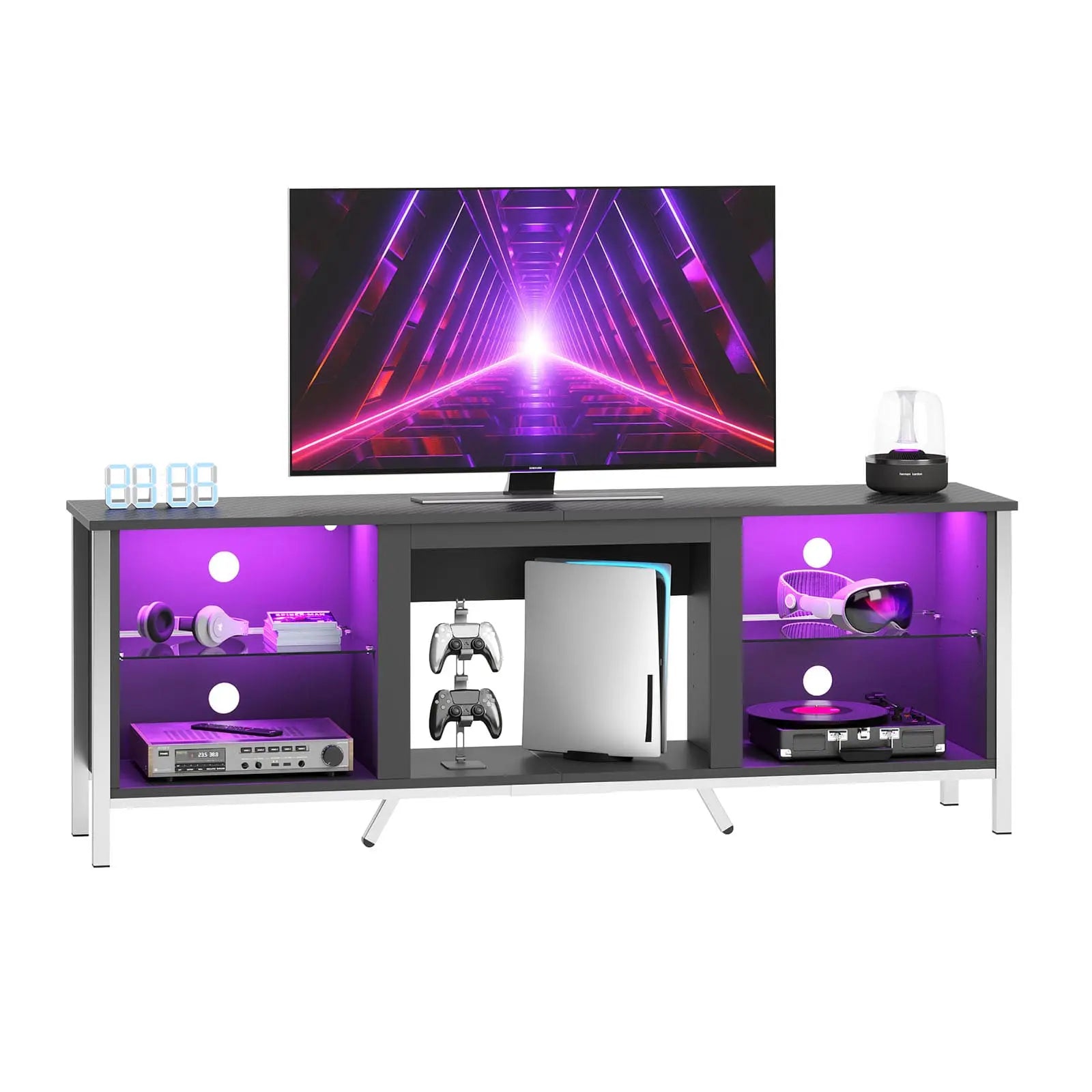 modern led fireplace entertainment center Bestier