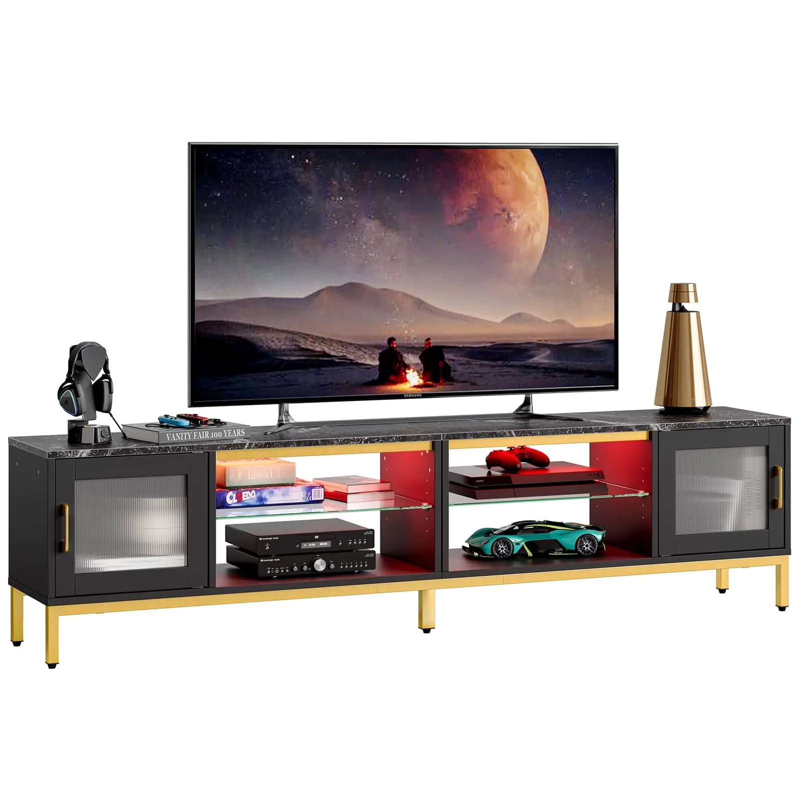 80 inch modern tv stand for living room Bestier