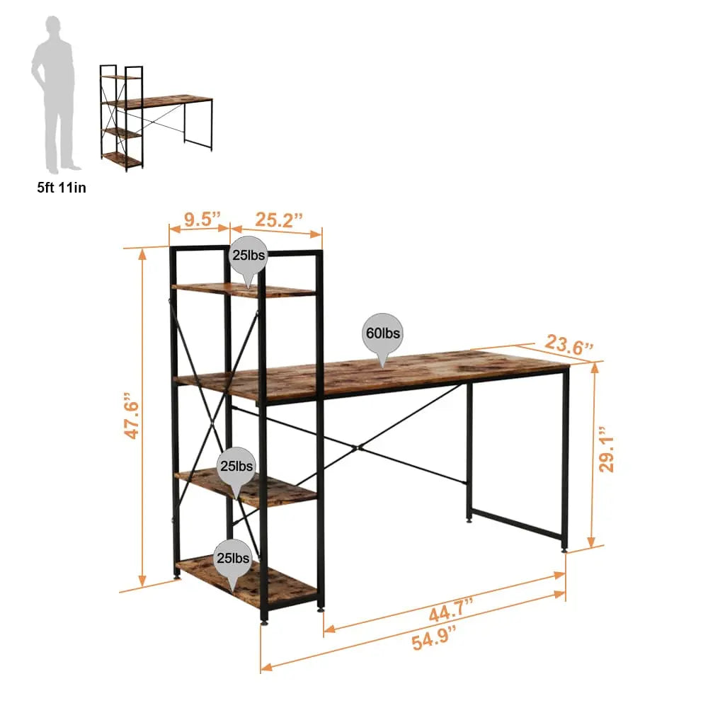 the size of this simple computer desk