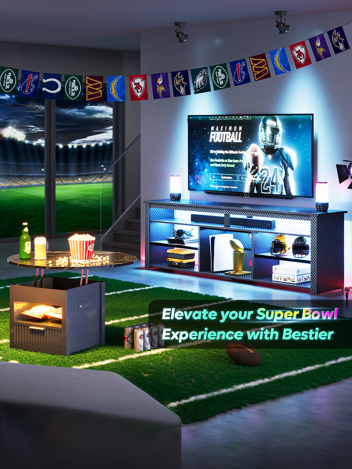 elevate your super bowl experience with bestier