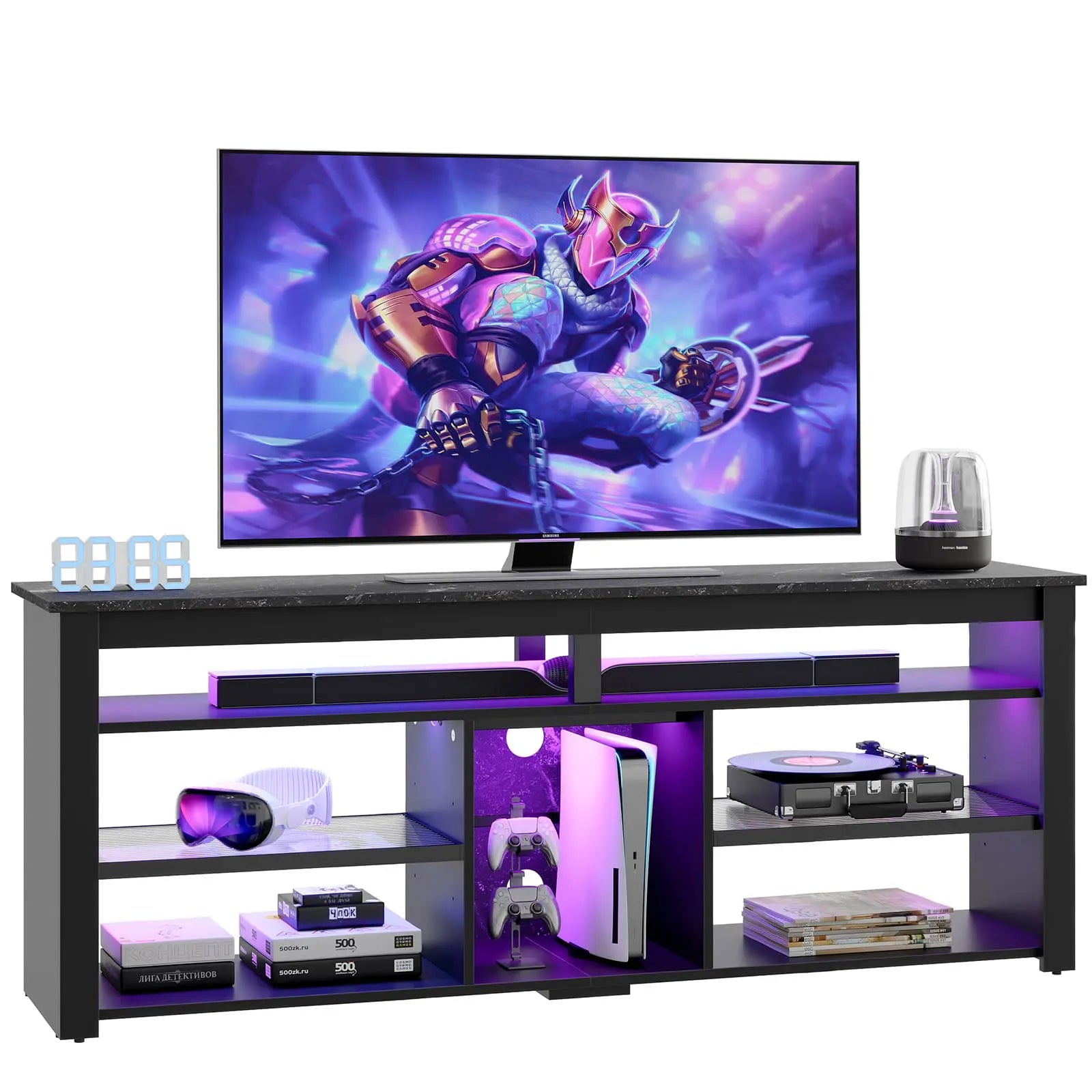 tall entertainment center with storage for 70 inch tv Bestier