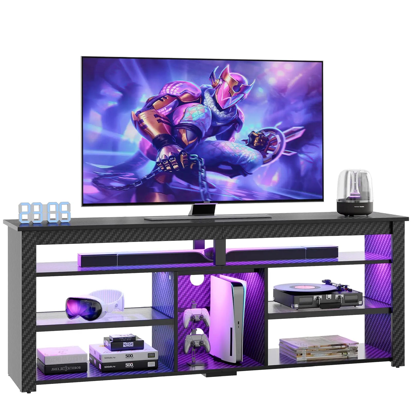 tall entertainment center with storage for 70 inch tv Bestier