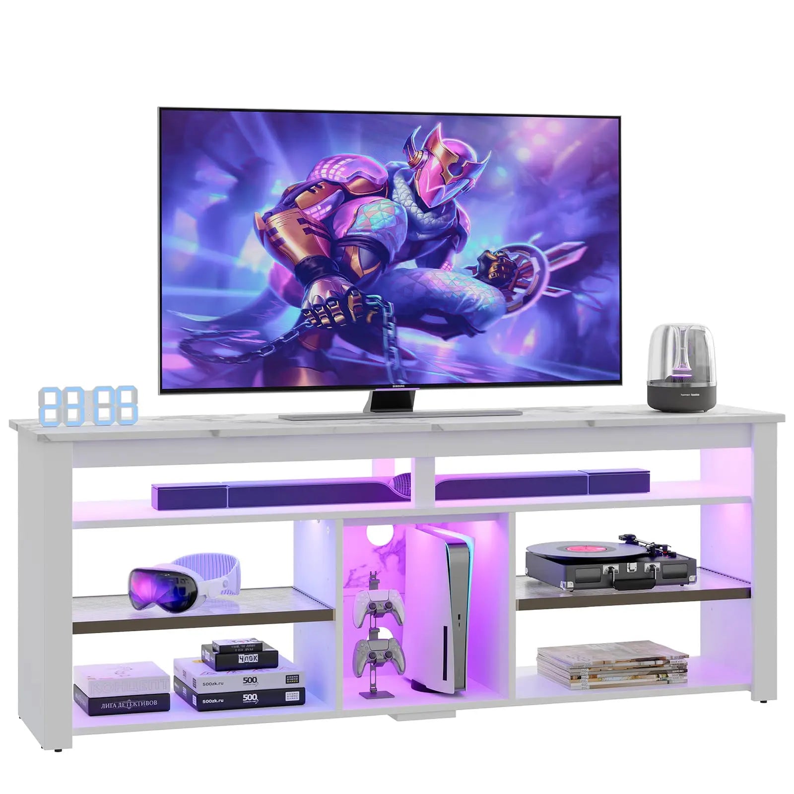 tall entertainment center with storage for 70 inch tv Bestier