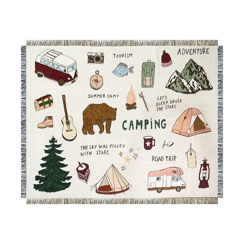 Camping & Adventure Leisure Blanket - Bestier