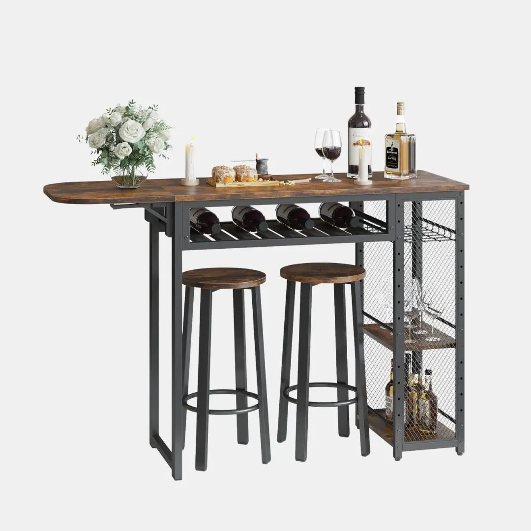 Industrial Dining Set - Buffet Table and Chair Set - Bestier