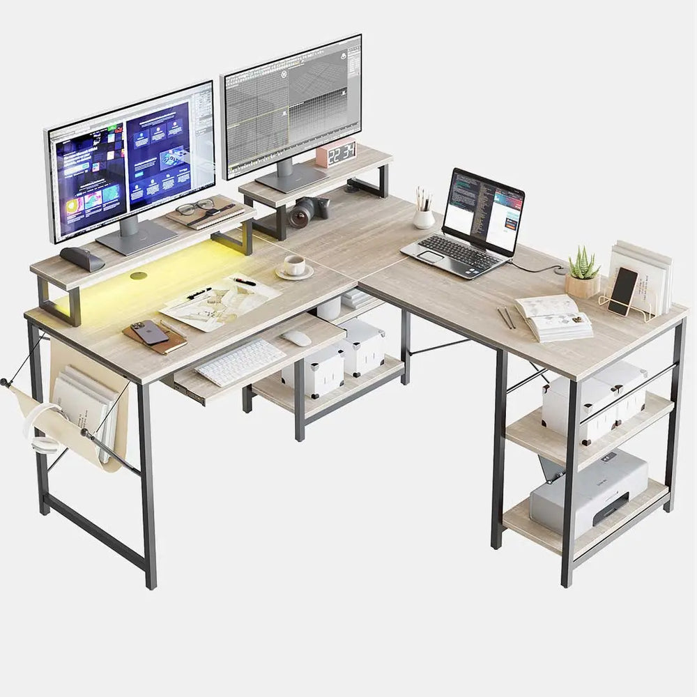 Bestier L Shaped Desks Collections - Shop Now