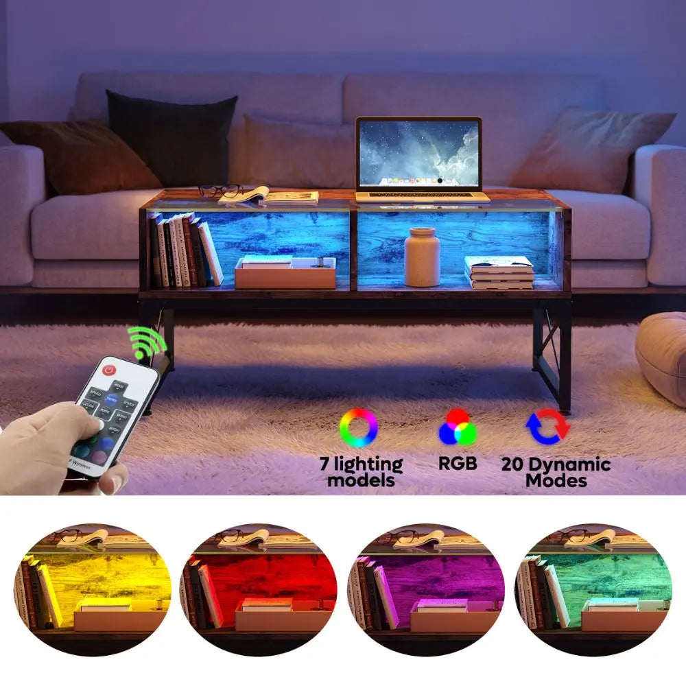 the LED and RGB of Coffee Tables